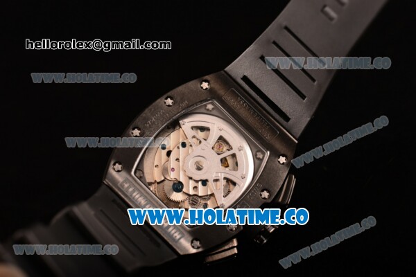 Richard Mille RM005 FM Asia Automatic PVD Case with Skeleton Dial and Green Inner Bezel - Click Image to Close